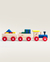 Trencito de madera didactico con bloques - comprar online