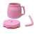 Taza de silicona con un asa tapa y sorbete en internet