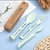 Set de cubiertos encastrables fibra de trigo - comprar online