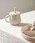 Taza de silicona con un asa tapa y sorbete - comprar online