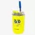Copo Neo Bob Esponja com Canudo 300ml Zona Criativa
