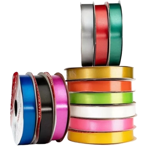 Rapid 5 Rolos Fita Decorativa Plastica Para Laço Bola 15mmx50mts
