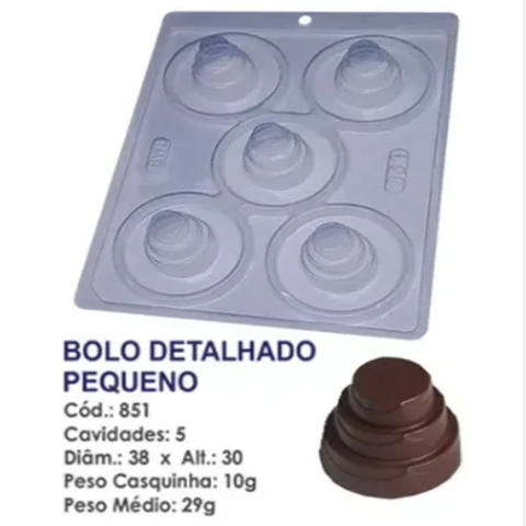 Bwb Forma de Silicone Especial Bolo Detalhado Pequeno cod 851