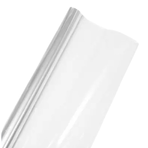 Embale Folha Celofane Poli Escolar Liso 69x89cm Com 50fls Incolor