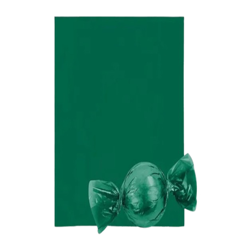 Embale embalagem Para Trufa Liso15x16cm Verde Escuro
