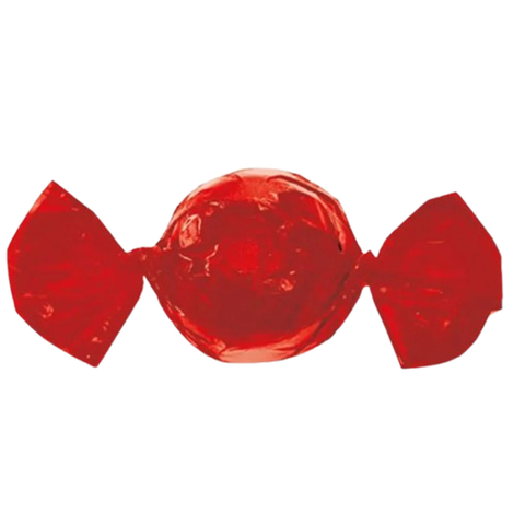 400 Embalagem Lisa Para Trufa 14,5 X15,5cm Vermelho
