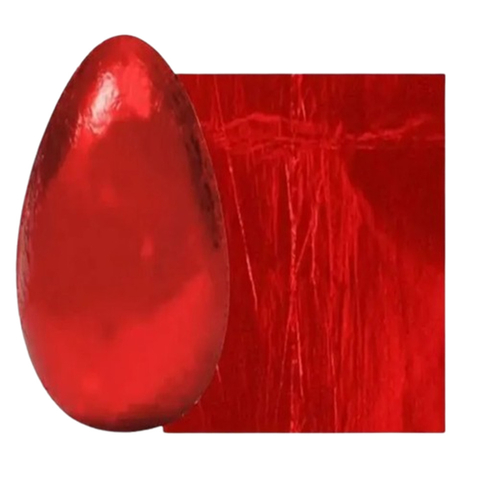 Embale 50 Papel Chumbo Grande P/ Chocolate 43x59cm Vermelho