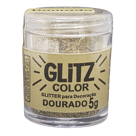 Fab glitter glitz para de decoração de bolos 5g Dourado