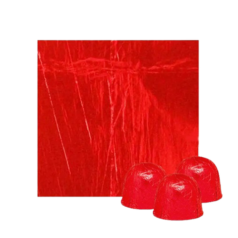 Embale papel chumbo 15,8x15,8cm vermelho com 300 fls