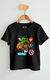 Camiseta Infantil de Algodão Heróis - O Salvador do Mundo - Tipo Raro Kids