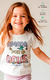 Camiseta Infantil Algodão Amada Por Deus na internet