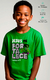 Camiseta Infantil de Algodão Jesus Me Fortalece na internet