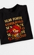Camiseta Infantil de Algodão Seja Forte e Corajoso - loja online