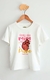 Camiseta Infantil de Algodão Cria Em Mim Um Coração Puro na internet