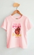 Camiseta Infantil de Algodão Cria Em Mim Um Coração Puro - loja online