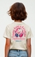 Camiseta Infantil Oversized Louvo Com Coração - comprar online