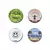 CENICERO STAMPS METALICO 14 CM - comprar online