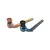 PIPA DE VIDRIO LATERAL CROMADA DK 8442 C - comprar online