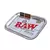 RAW SILVER METAL ROLLING TRAY - MEDIUM - comprar online