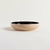 PLATO HONDO KORBA NEGRO BRILLANTE CON BEIGE 19 CM - Punto Hogar