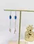 ARETES LARGOS ORO PLATA REF.457-32