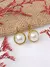 ARETES CORTOS ACERO DORADO REF.573-18