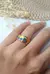 ANILLOS DAMA ACERO DORADO REF.8-18