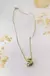 COLLARES ACERO DORADO REF.28-16