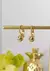 ARETES CORTOS ACERO DORADO REF.183-8