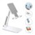 Suporte de Mesa Universal Ajustável para Celular e Tablet até 7" Branco