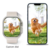 Smartwatch GS9 Ultra Mini 41mm 2 pulseiras -Branco - DECORI