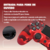 Imagem do Controle Sem Fio PS4 Joystick Gamer Recarregável Vermelho