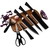 Kit de Facas Conjunto Profissional do Chef 6 Peças - comprar online