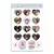 Planilla de Stickers Xdinary Heroes Live and Fall