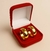 Par de Alianças Dia dos Namorados - Abaulada 6mm em Ouro 18k e Aço - comprar online