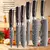 Damasco faca do chef facas de cozinha conjunto profissional - comprar online