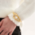 Bracelete Orgânico Ouro com Pérola na internet