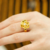 Anel de Flor Ouro N16 - comprar online