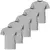 Kit 5 Camiseta Básica Masculina Slim Fit 100% Algodão Premium - Jonny imports