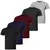 Kit 5 Camiseta Básica Masculina Slim Fit 100% Algodão Premium na internet