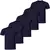 Kit 5 Camiseta Básica Masculina Slim Fit 100% Algodão Premium