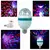 Lampada Giratória Rgb P/ Festas Bivolt + Adaptador Bivolt na internet