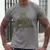 Camiseta Masculina Estampada Vulcão Cartoon 100% Algodão - loja online