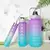Kit 3 garrafas motivacionais fitness academia 300ml 900ml 2 litros