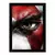 Quadro Game God Of War Kratos Olhos Com Moldura - loja online