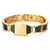 Cruz pulseira magnética masculina de aço inoxidável - Jonny imports