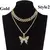 Imagem do Conjunto de colar de borboleta glamour