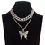 Imagem do Conjunto de colar de borboleta glamour