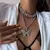Conjunto de colar de borboleta glamour - Jonny imports
