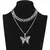 Imagem do Conjunto de colar de borboleta glamour
